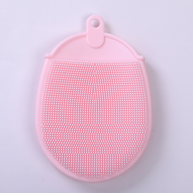 Wearable palm cleansing brush · Pink