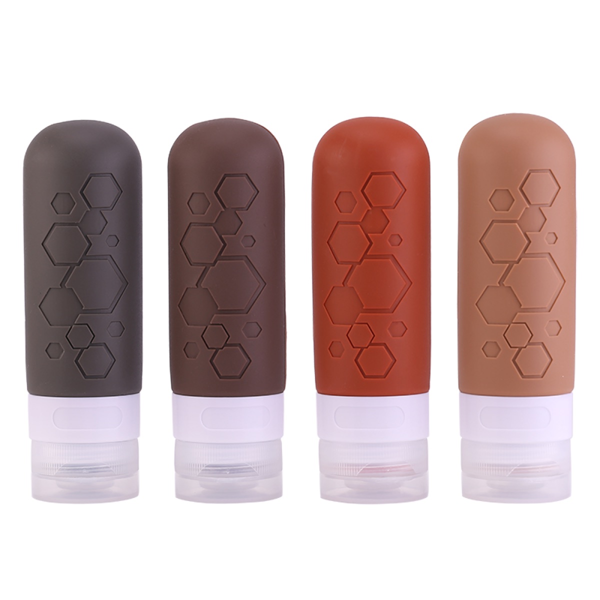 Hexagon-pattern bottles