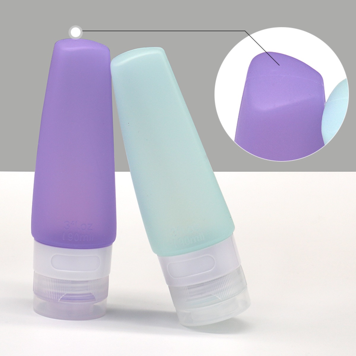 Triangle-top bottles