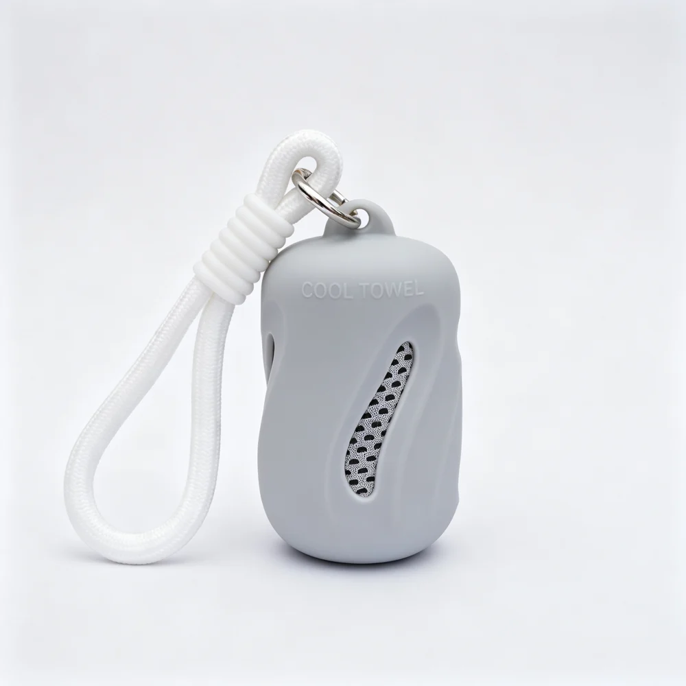 Silicone towel case · Light gray 04