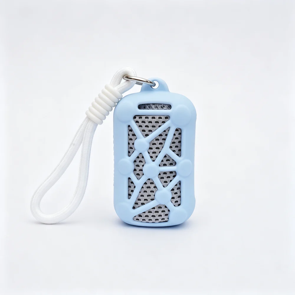 Silicone towel case · Light blue 10