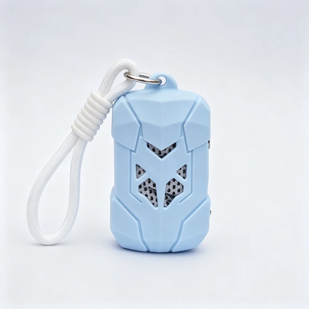 Silicone towel case · Light blue 12